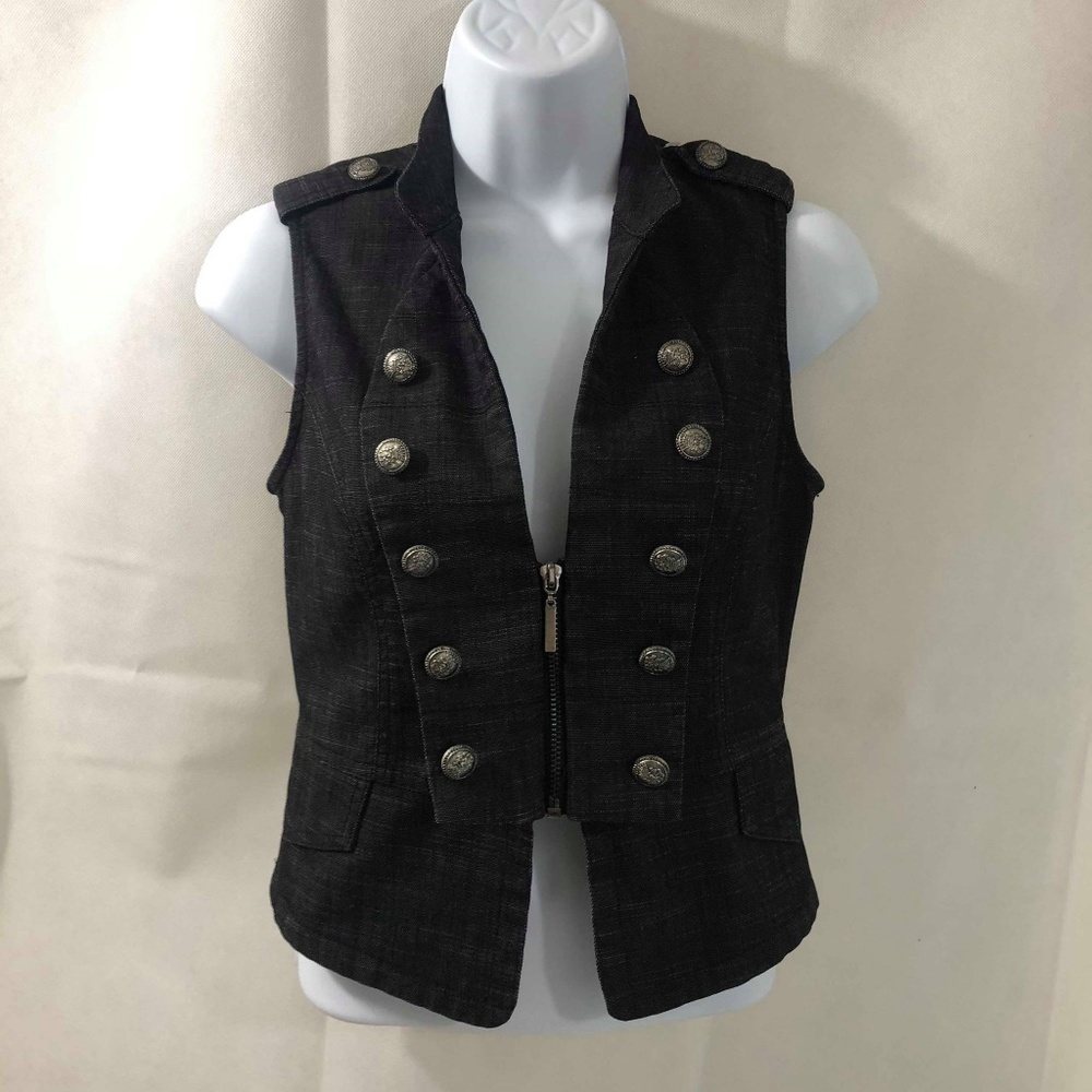 Color Swatch Military Style Vest